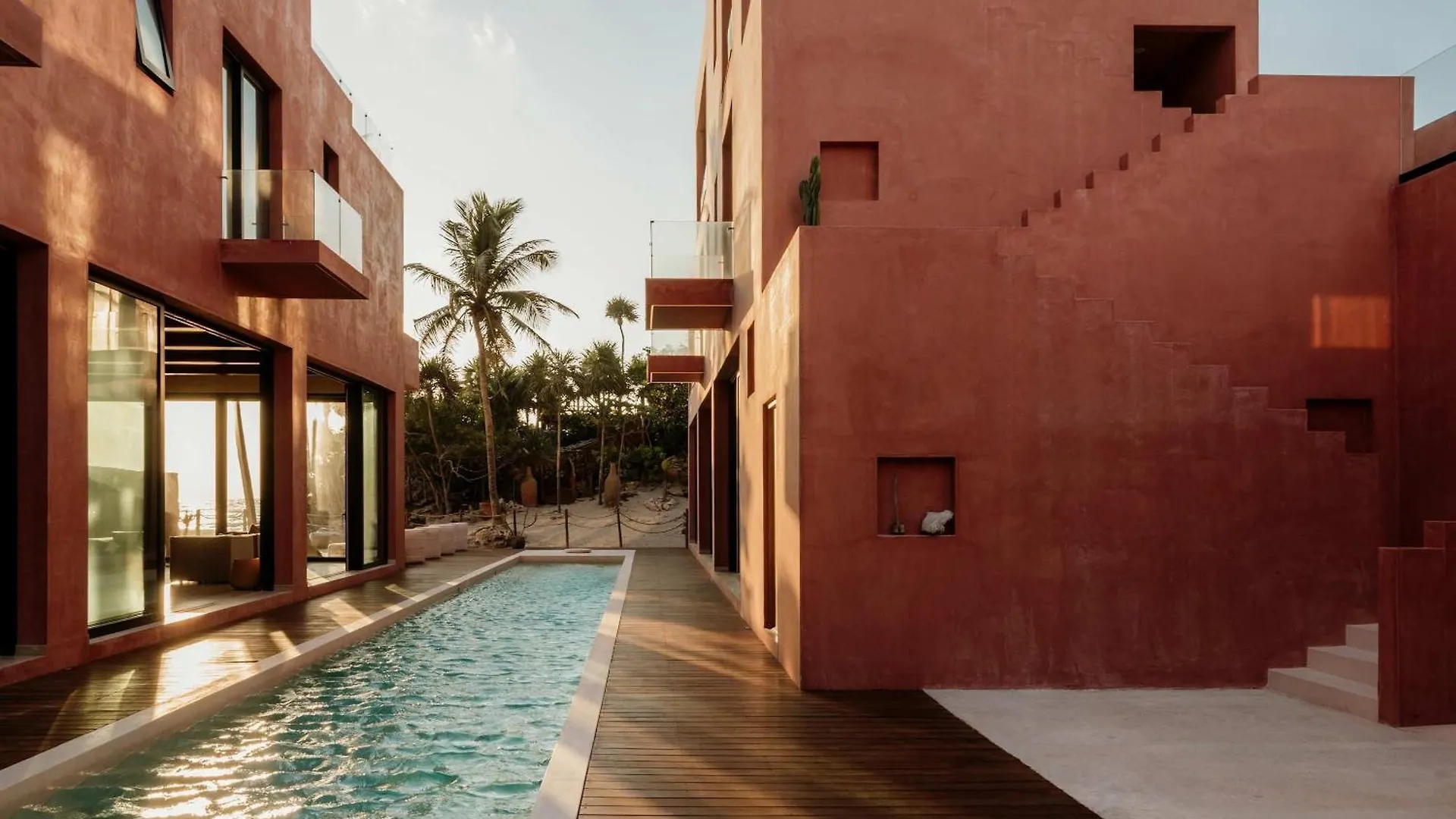 Holiday home Beachfront Oasis - Yoga Deck - Jacuzzi - 25M Pool Tulum Mexico